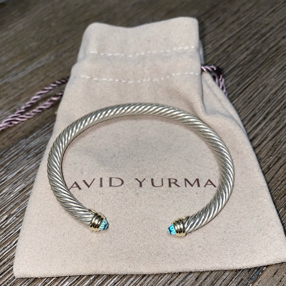David Yurman Blue Topaz Cuff